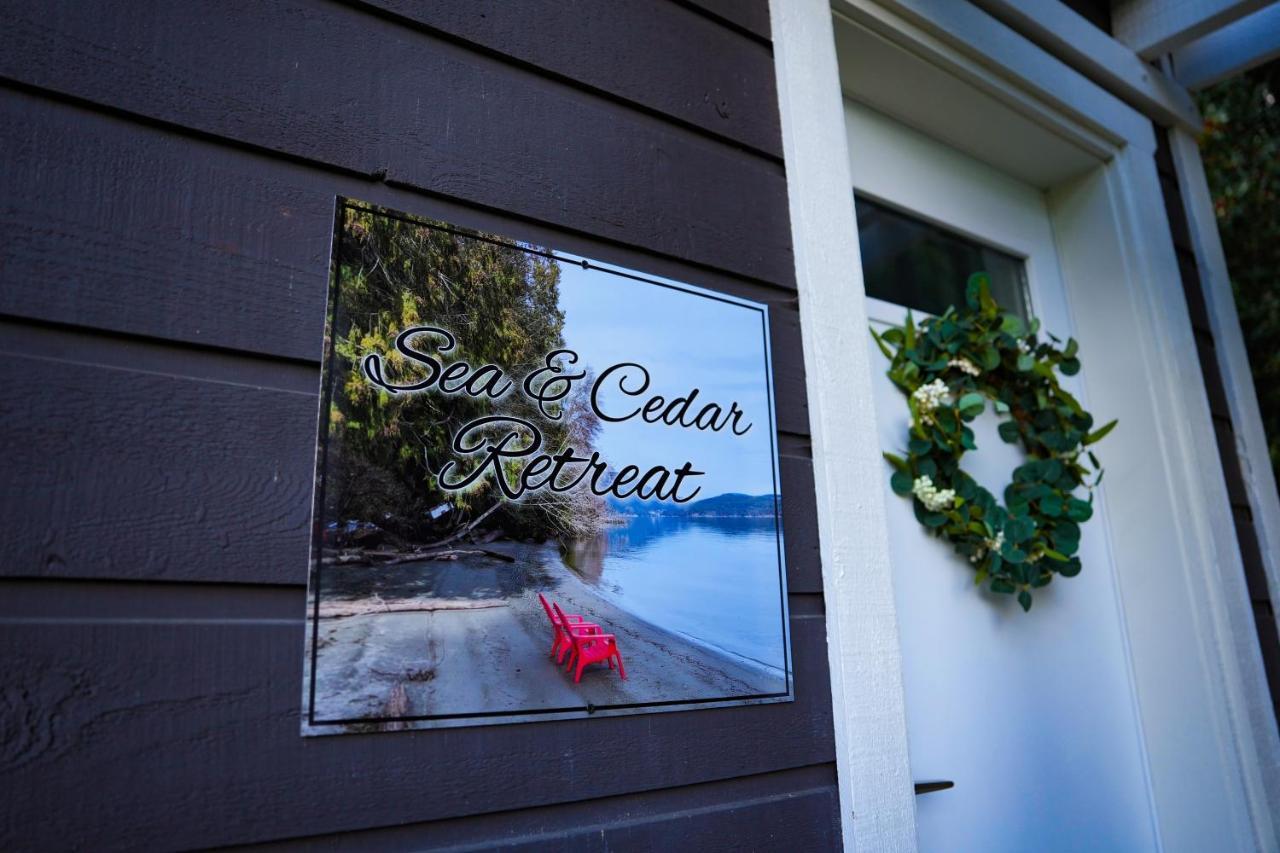 Sea And Cedar Retreat-A Home In A Tranquil Setting Cowichan Bay Buitenkant foto